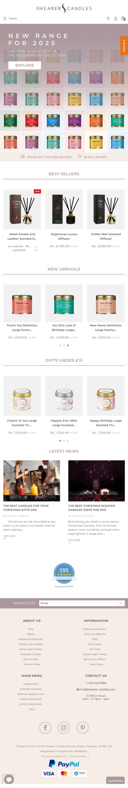 Shearer Candles