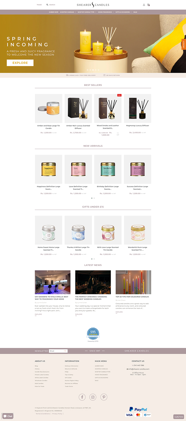 Shearer Candles